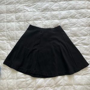 Black skater skirt